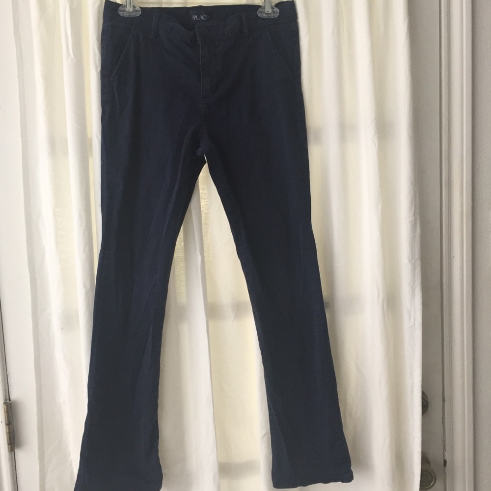 Navy blue  and khaki girls uniform pants
